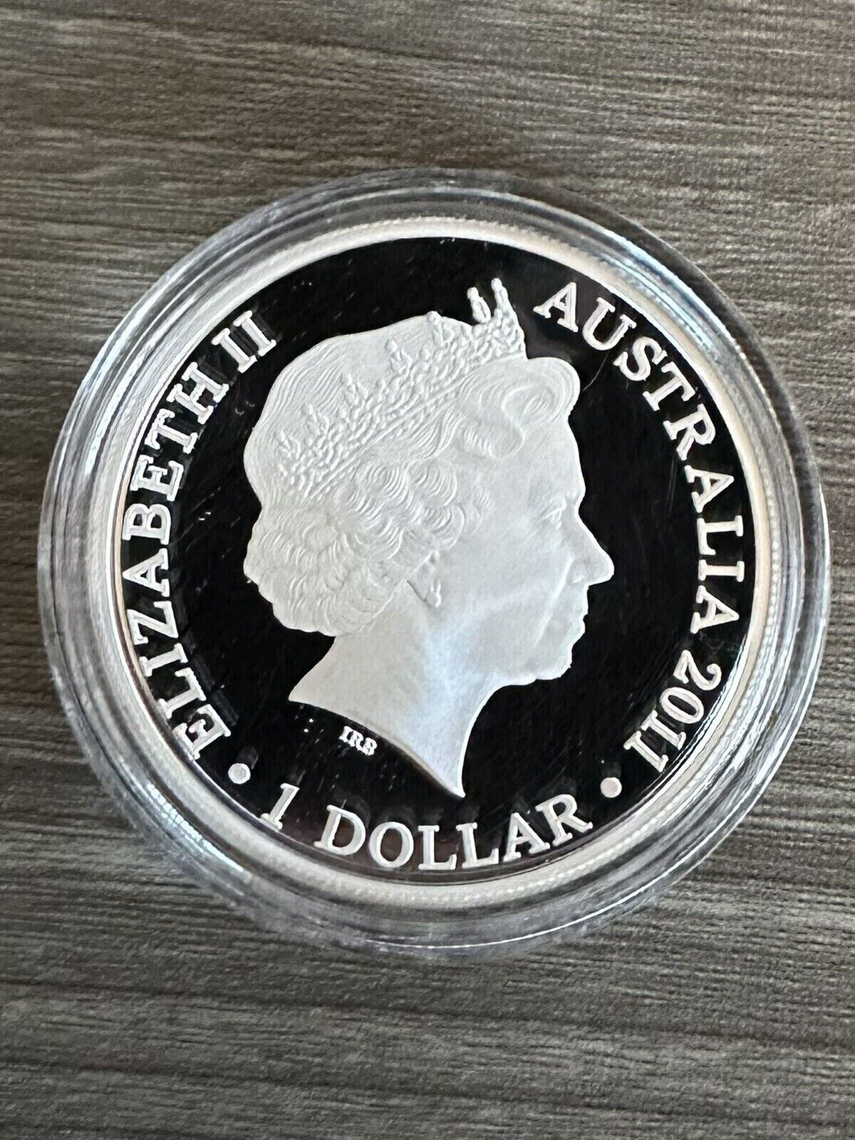 1 Oz Silver Coin 2011 Australia $1 Kangaroo at Sunset F15 Privy Mark Proof Coin-classypw.com-10