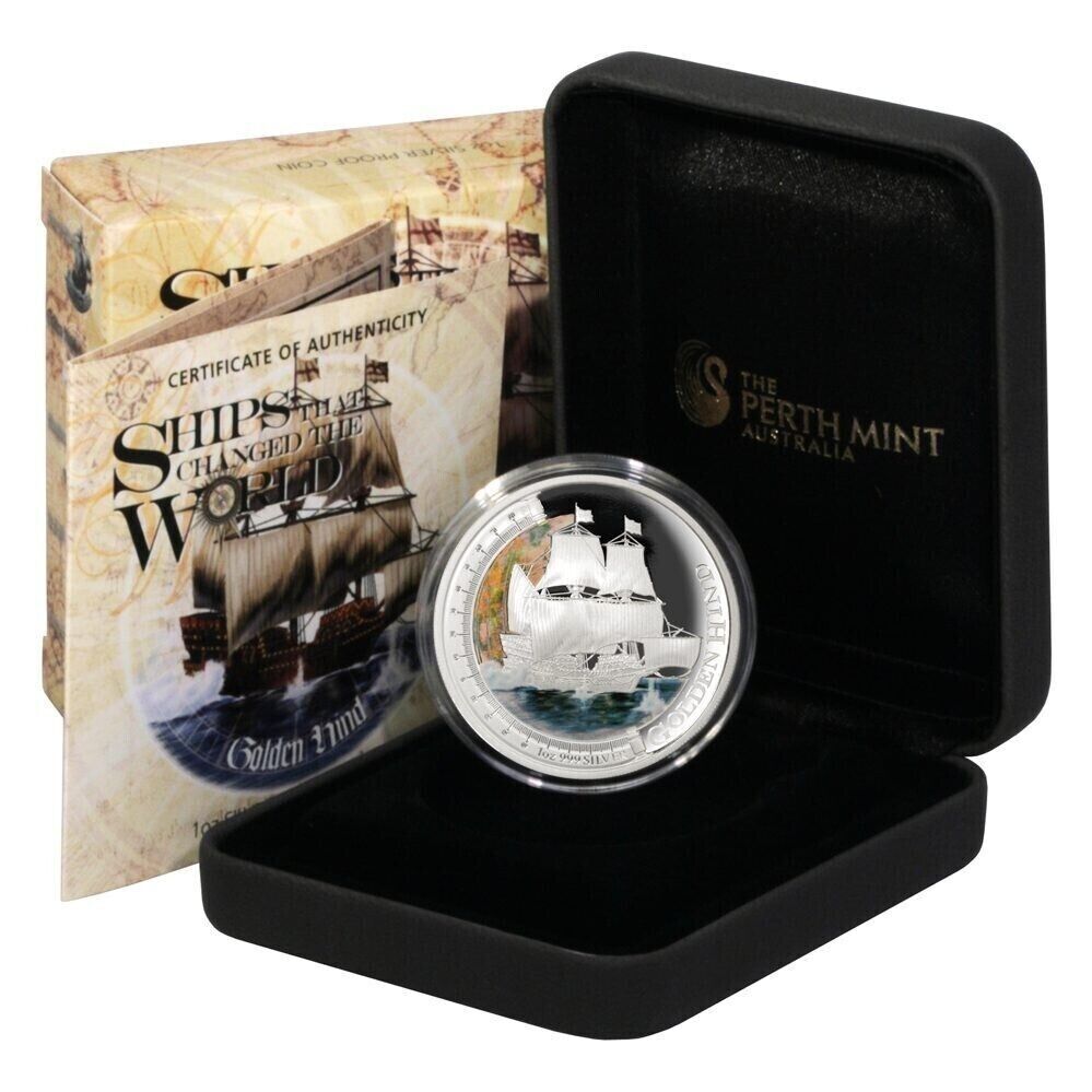 1 Oz Silver Coin 2012 $1 Tuvalu Ships That Changed the World - Mayflower-classypw.com-1