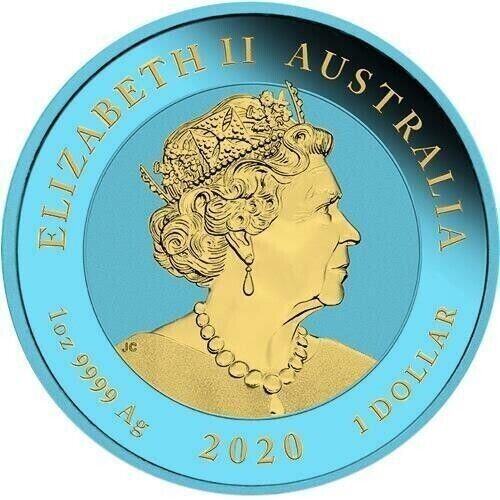 1 Oz Silver Coin 2020 $1 Australia Guardian Sky Lions The Pixiu - Bloo -  classypw.com