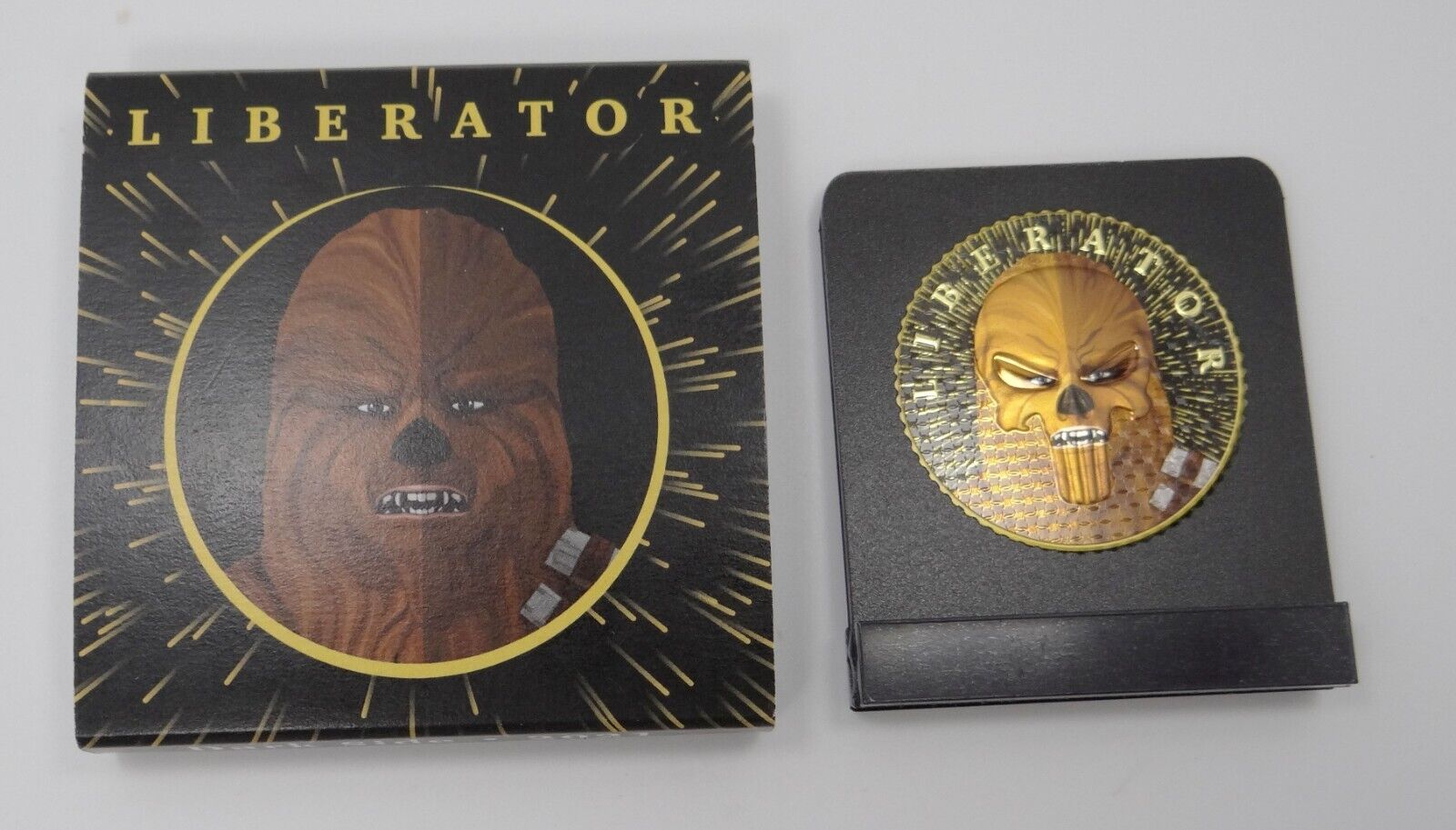 1 Oz Silver Coin 2021 Liberator Skull One Soul Superheroes - Star Wars Chewbacca-classypw.com-2