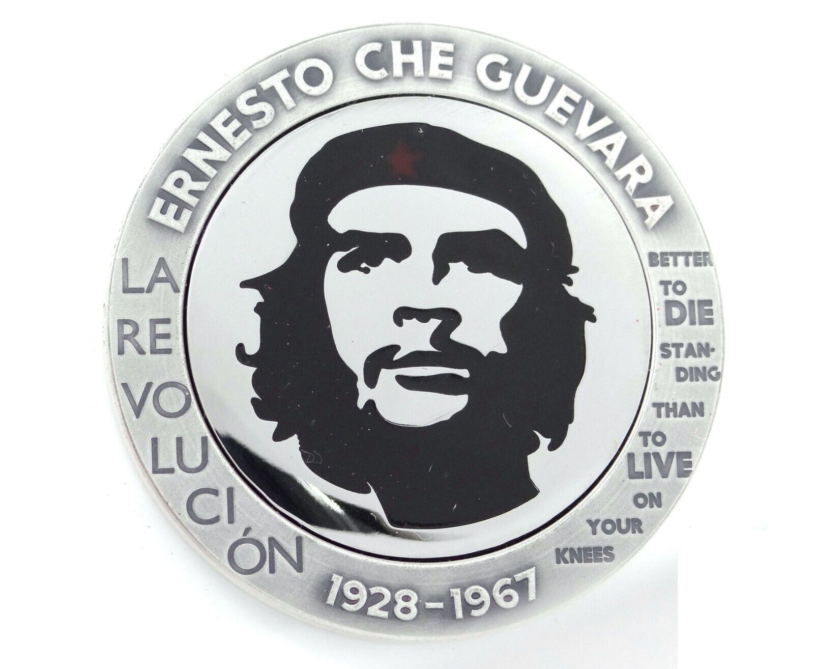 1 Oz Silver Coin 2023 Congo Ernesto Che Guevara Bernit / Steel Handmade V4-classypw.com-1