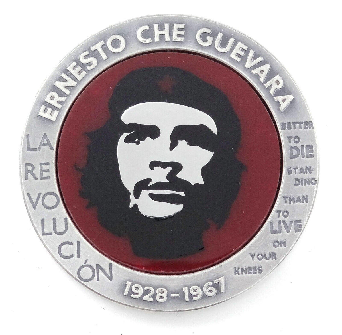 1 Oz Silver Coin 2023 Congo Ernesto Che Guevara Bernit / Steel Handmade V5-classypw.com-1