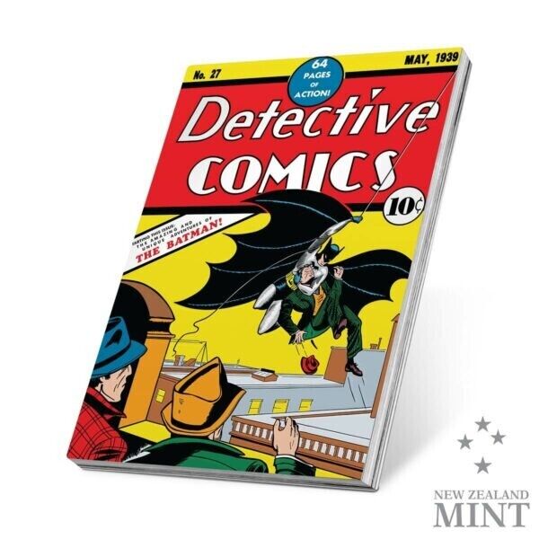 1 Oz Silver Coin 2023 Niue DC Comix Detective Comics #27 Batman Colorized Proof