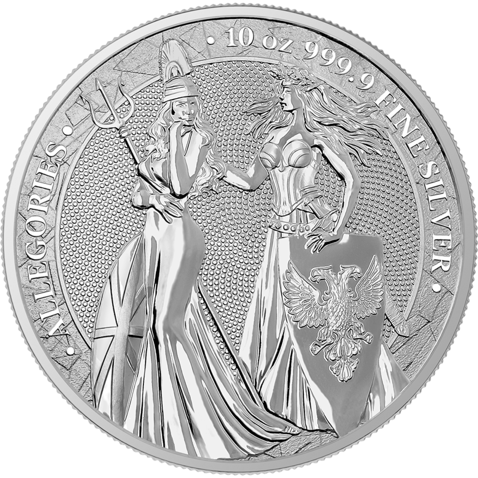 10 Oz Silver Coin 2019 50 Mark Britannia & Germania - BU Limited Edition 250-classypw.com-1