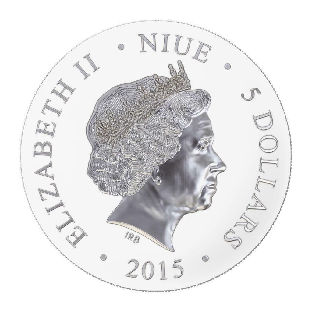 50g Silver Coin 2015 $5 Orthodox Shrines - Saint George Enamel Proof PAMP-classypw.com-4