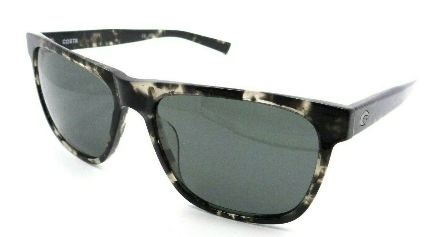 Costa Del Mar Sunglasses Apalach APA 223 Shiny Black Kelp / Gray 580G 