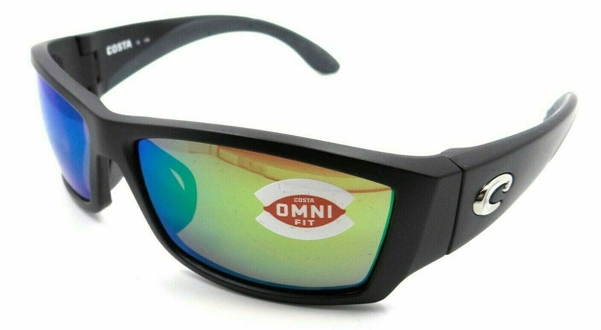 Costa Del Mar Sunglasses Corbina Matte Black / Green Mirror 580P Global Fit-0097963538343-classypw.com-1