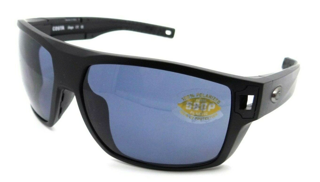 Costa Del Mar Sunglasses Diego 62-14-113 Matte Black / Gray 580P-097963837637-classypw.com-1