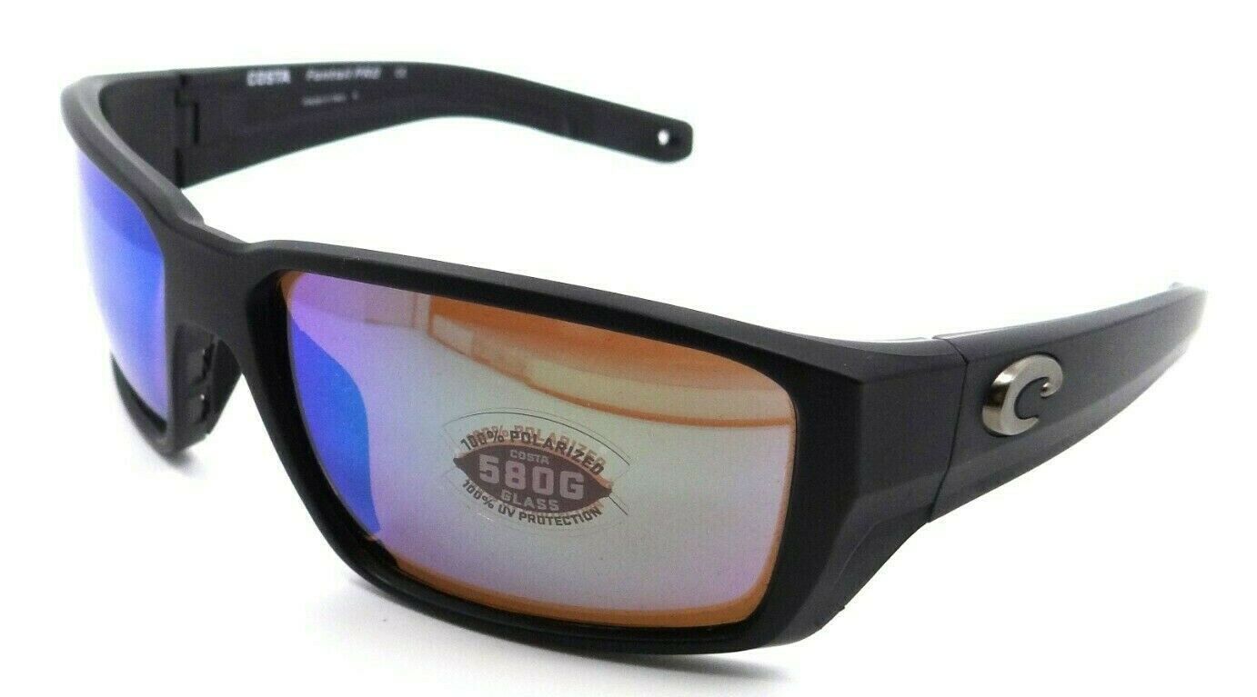 Costa Del Mar Sunglasses Fantail Pro 60-15-120 Matte Black / Green Mir 