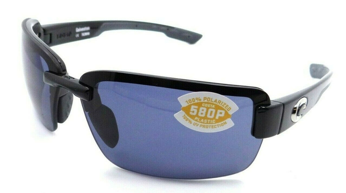 Costa Del Mar Sunglasses Galveston 67-15-120 Shiny Black / Gray 580P-0097963485982-classypw.com-1