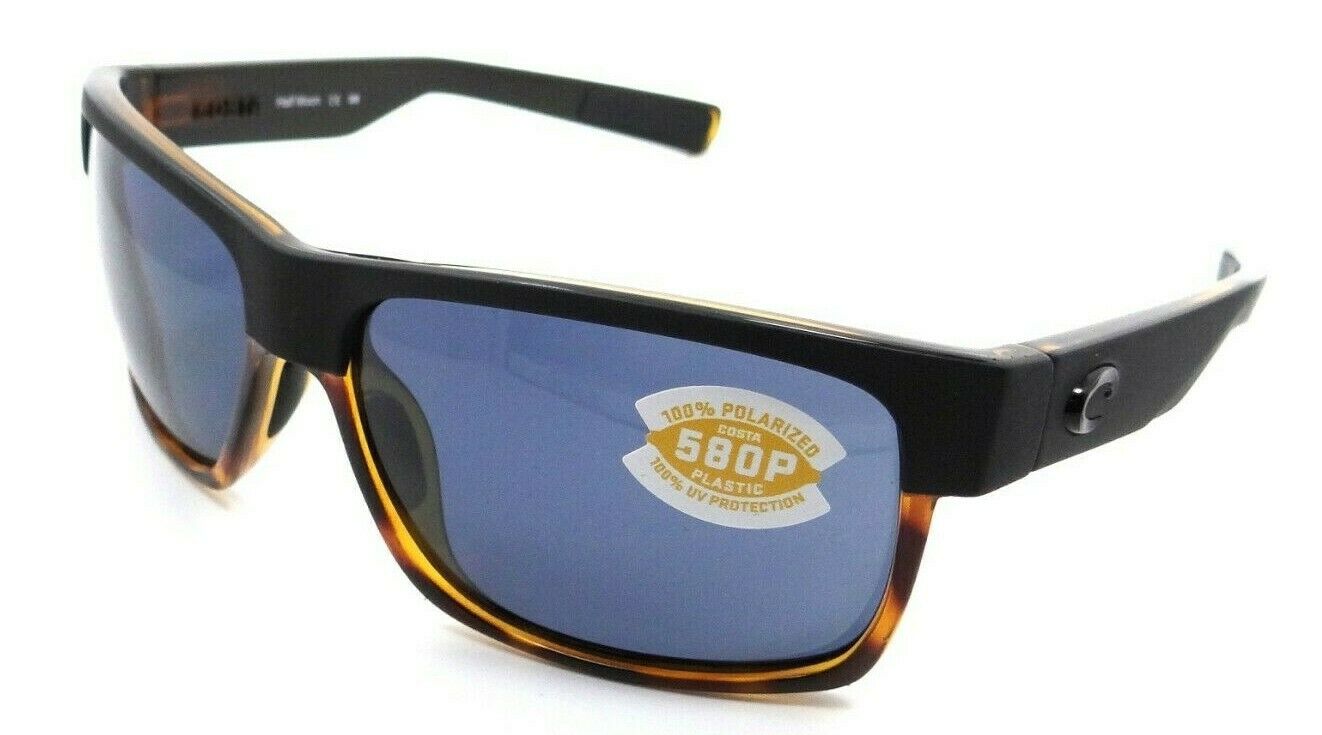 Costa Del Mar Sunglasses Half Moon 60-14-125 Mt Black - Sh Tortoise / Gray 580P-097963665193-classypw.com-1