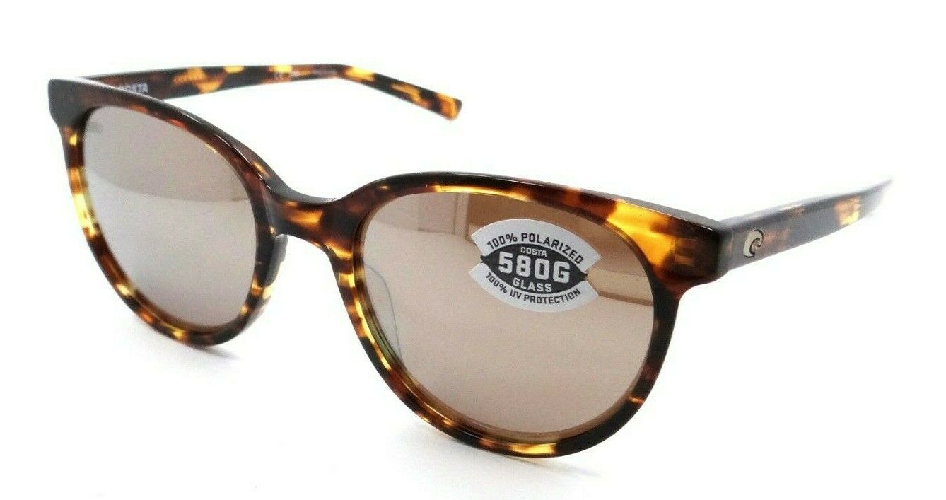 Costa Del Mar Sunglasses Isla Shiny Tiger Cowrie / Copper Green Mirror 580G-097963820349-classypw.com-1