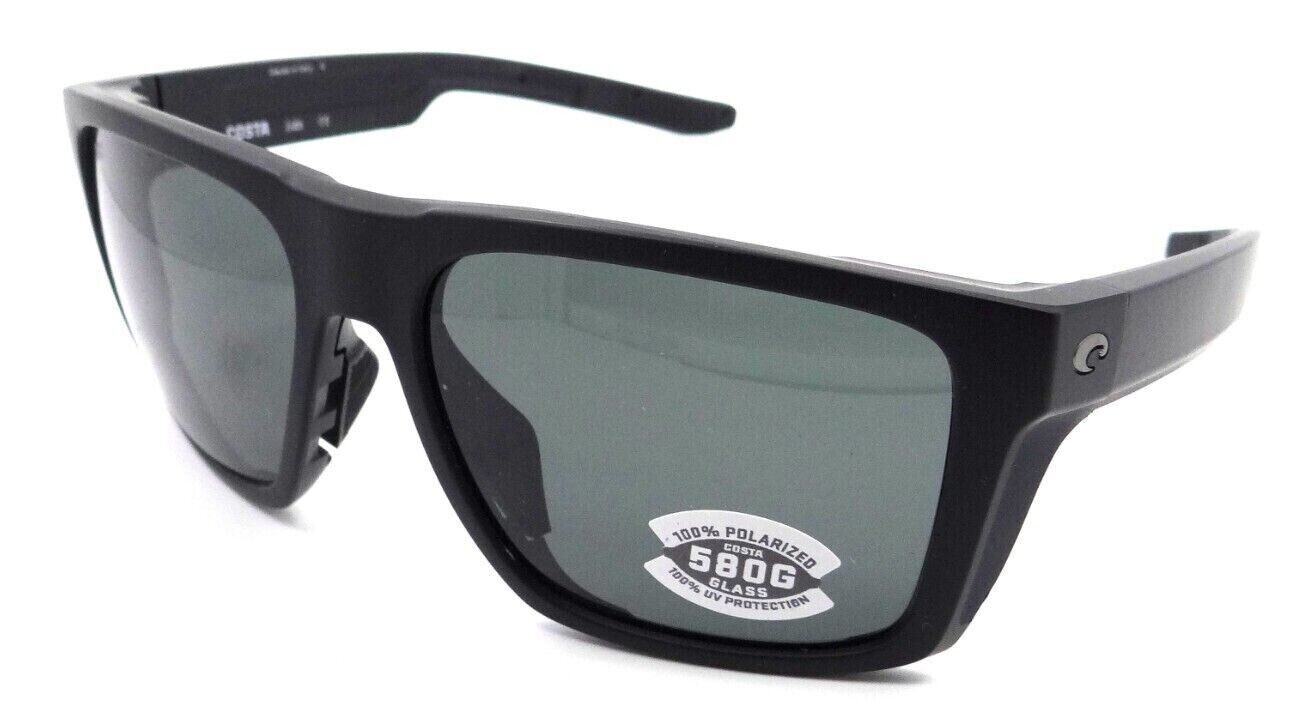 Costa Del Mar Sunglasses Lido 57-16-132 Matte Black / Gray 580G Glass-0097963910927-classypw.com-1