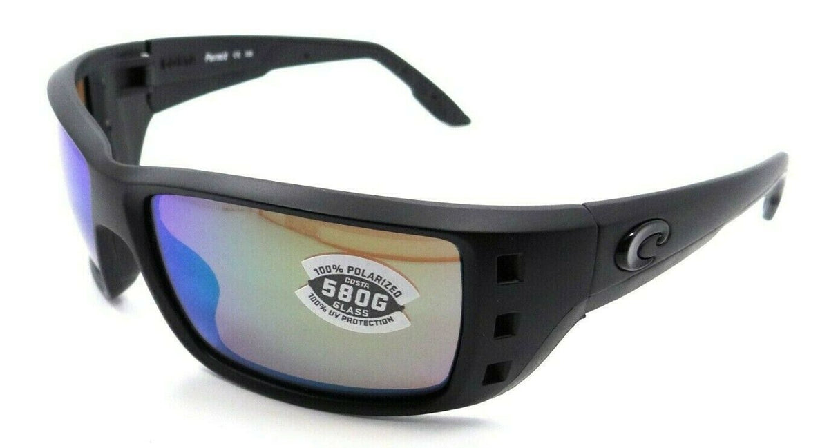 Costa Del Mar Sunglasses Permit 62-17-114 Blackout / Green Mirror 580G Glass-0097963508353-classypw.com-1