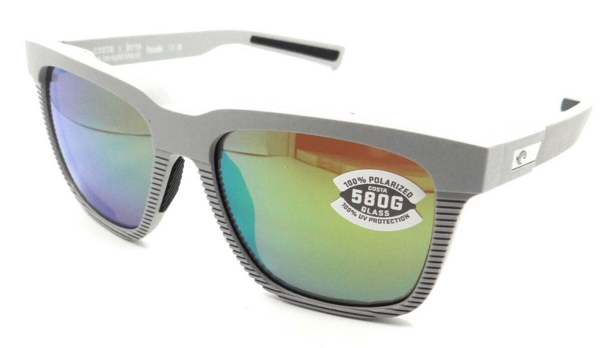 Costa Del Mar Sunglasses Pescador Net Light Gray / Copper Green Mirror 580G