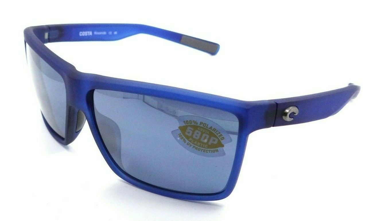 Costa Del Mar Sunglasses Riconcito Matte Atlantic Blue / Gray Silver Mirror 580P-0097963813259-classypw.com-1