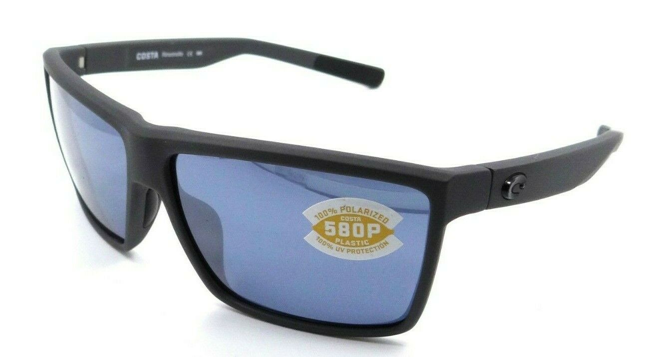 Costa Del Mar Sunglasses Rinconcito Matte Gray / Gray Silver Mirror 580P-097963813365-classypw.com-1