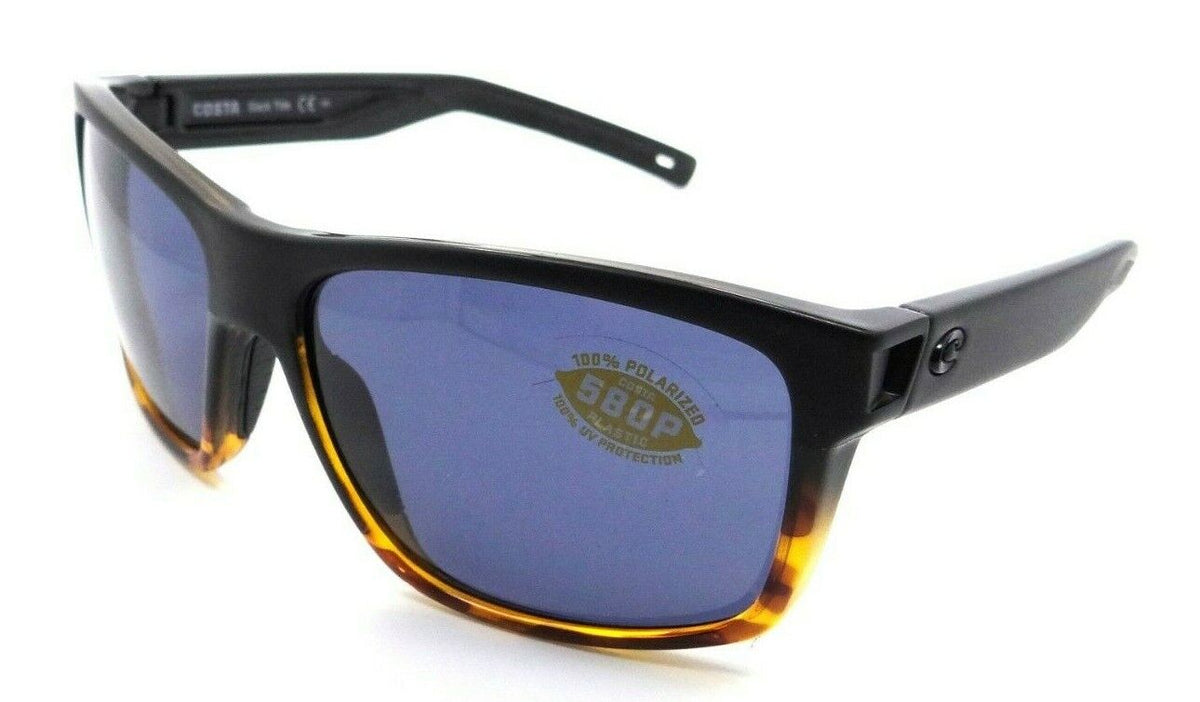 Costa Del Mar Sunglasses Slack Tide 60-15-130 Matte Black - Tortoise / Gray 580P-0097963666237-classypw.com-1