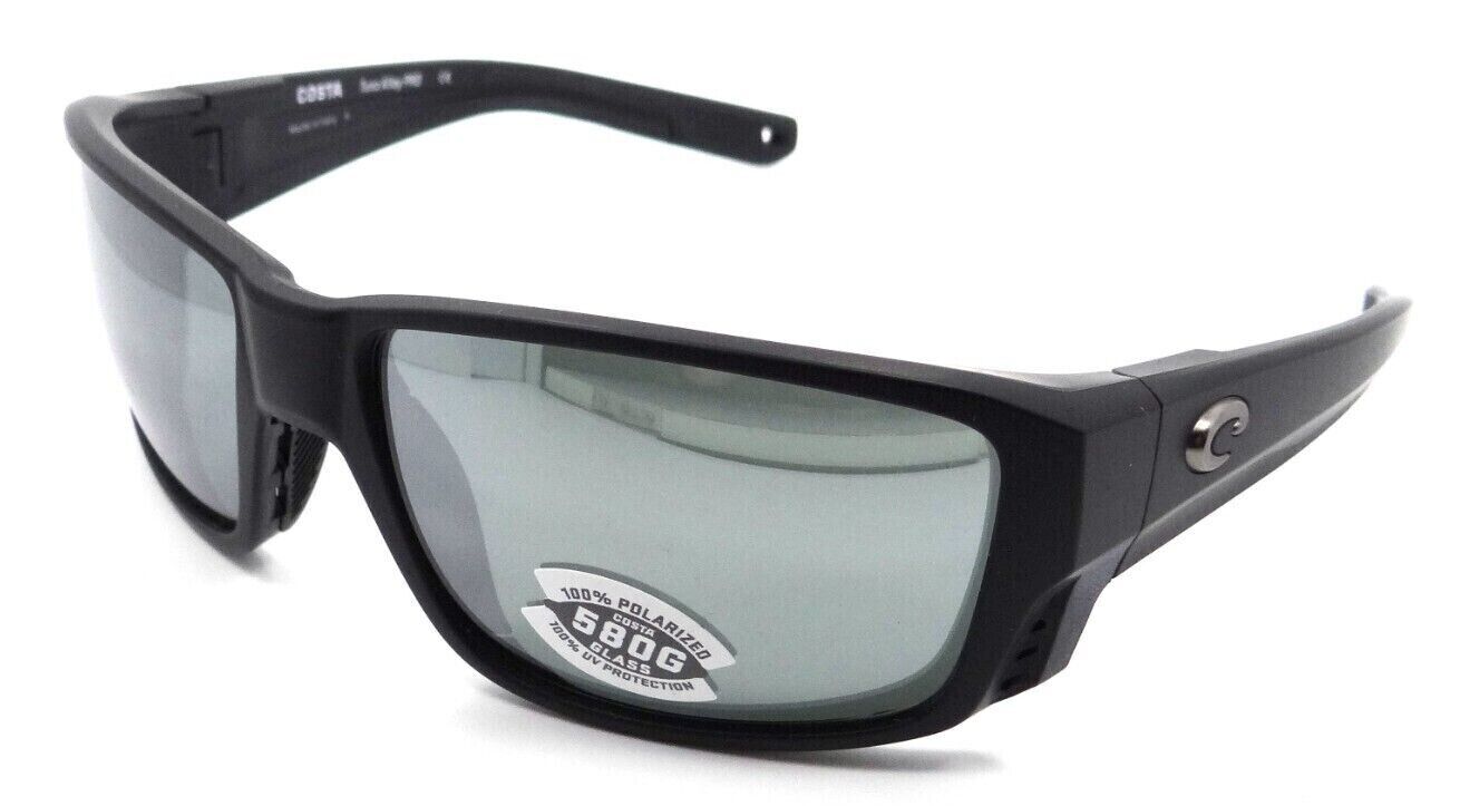 Costa Del Mar Sunglasses Tuna Alley Pro 60-16-123 Black /Gray Silver Mirror 580G-097963910804-classypw.com-1