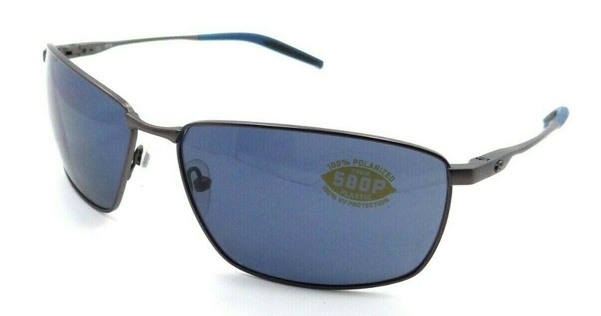 Costa Del Mar Sunglasses Turret TRT 247 Matte Dark Gunmetal / Gray 580P-097963809108-classypw.com-1