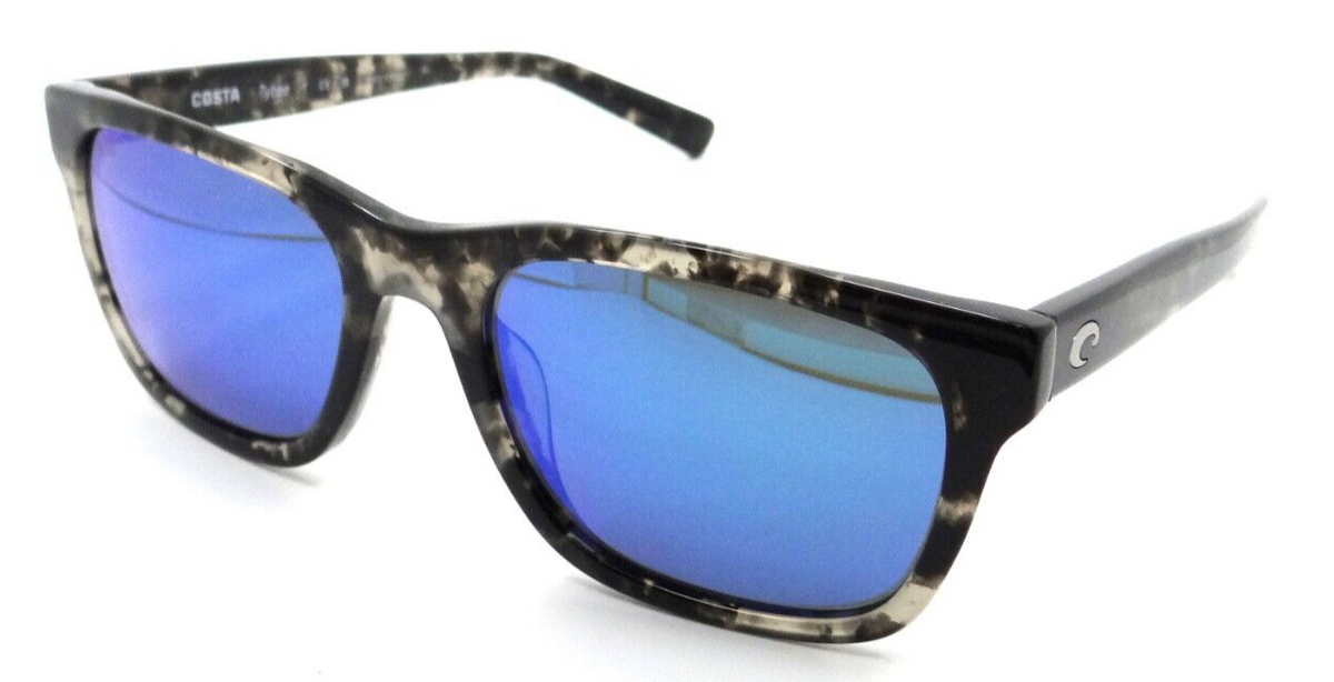 Costa Del Mar Sunglasses Tybee 52-19-140 Shiny Black Kelp / Blue Mirror 580G