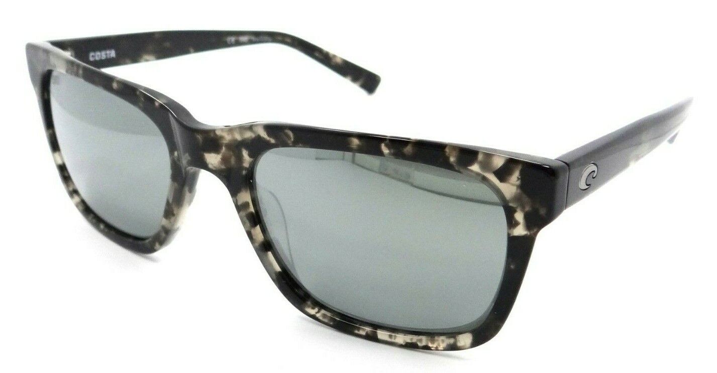 Costa Del Mar Sunglasses Tybee Shiny Black Kelp / Gray Silver Mirror 580G Glass-0097963838559-classypw.com-1