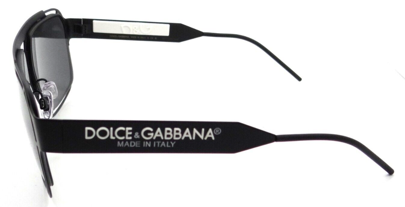 Dolce & Gabbana Sunglasses DG 2270 3276/87 57-17-140 Matte Black / Dark Grey