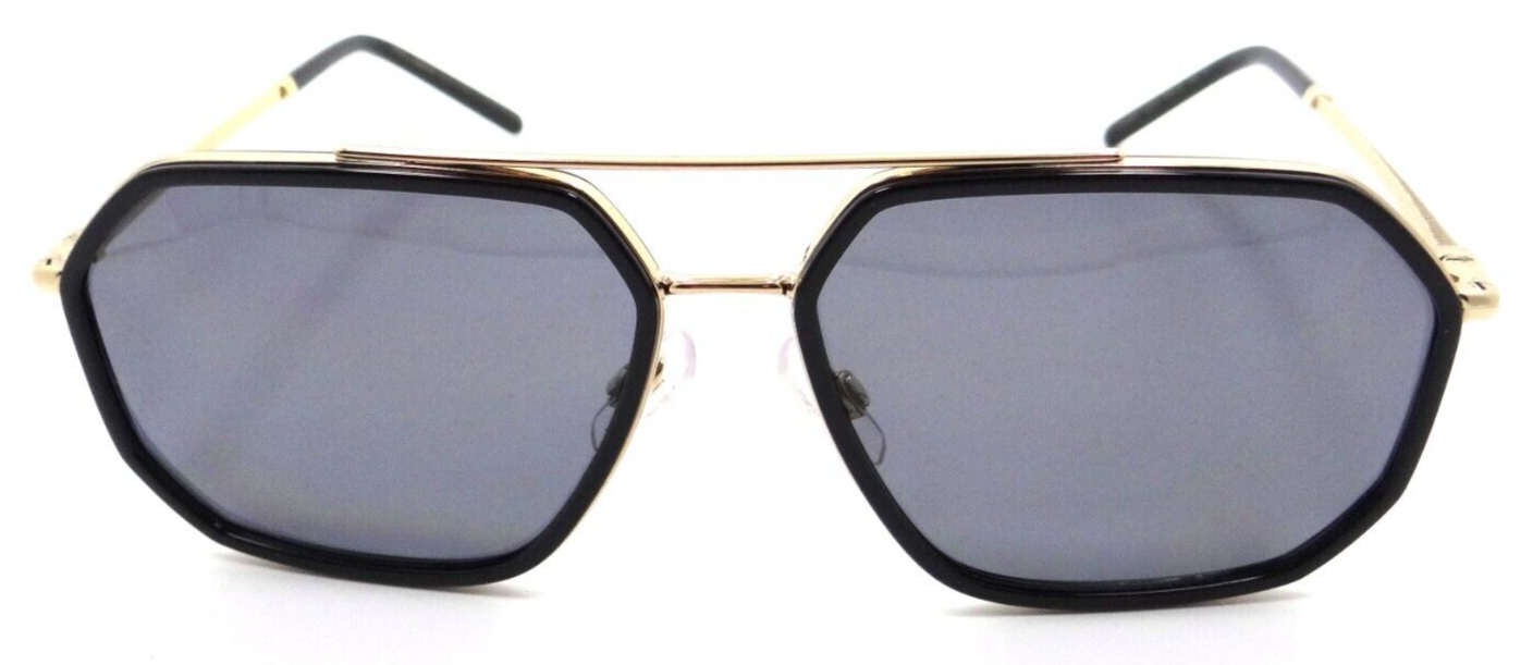 Dolce & Gabbana Sunglasses DG 2285 02/81 60-15-145 Gold - Black / Grey Polarized