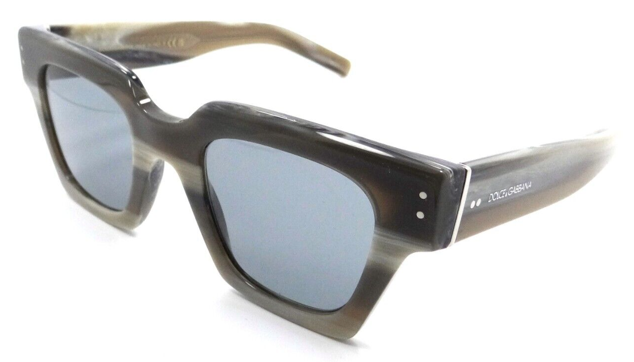 Dolce & Gabbana Sunglasses DG 4413 3390/87 48-23-145 Striped Grey Horn/ Lt Grey