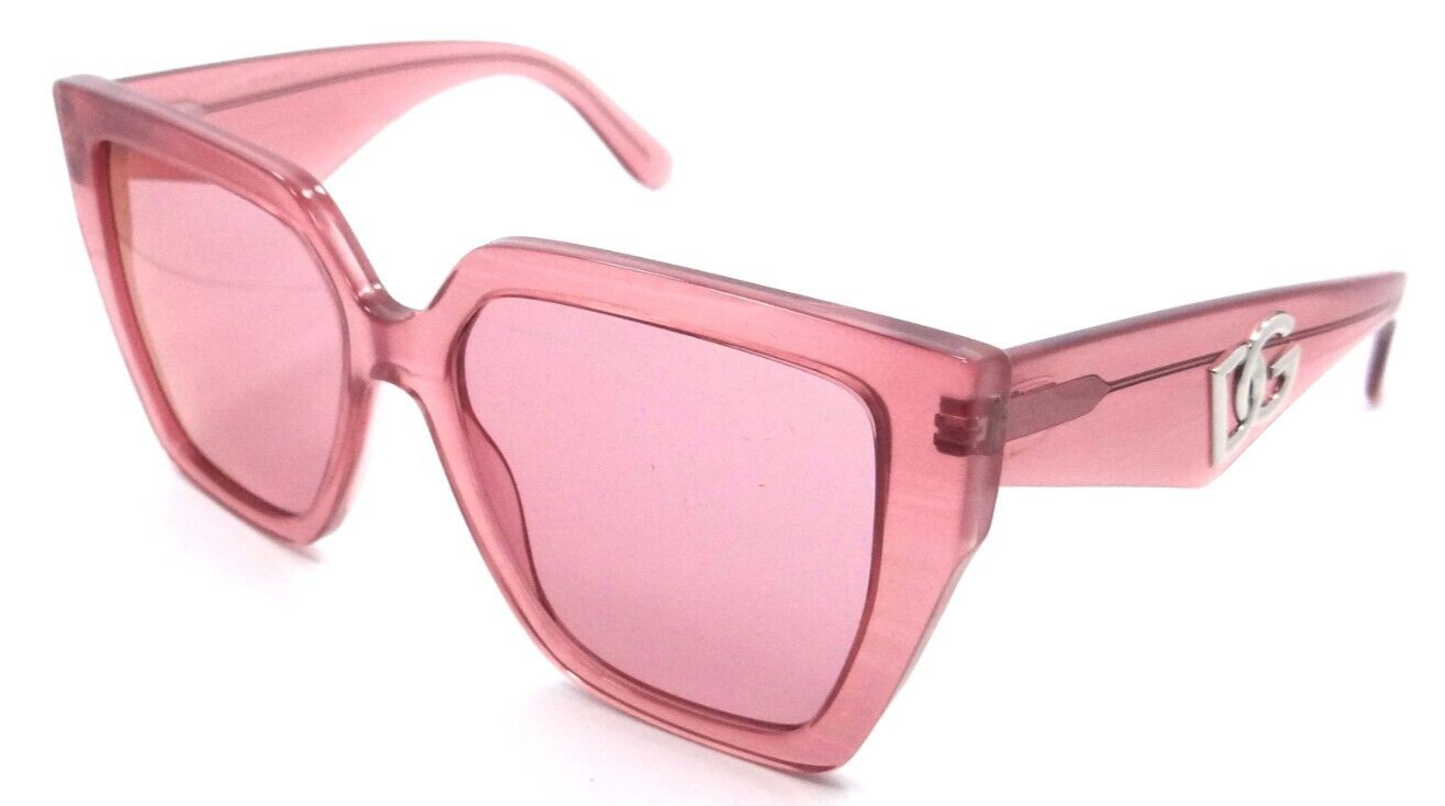 Dolce & Gabbana Sunglasses DG 4438 3405/A4 55-17-145 Fleur Pink /Pink Mirror Red