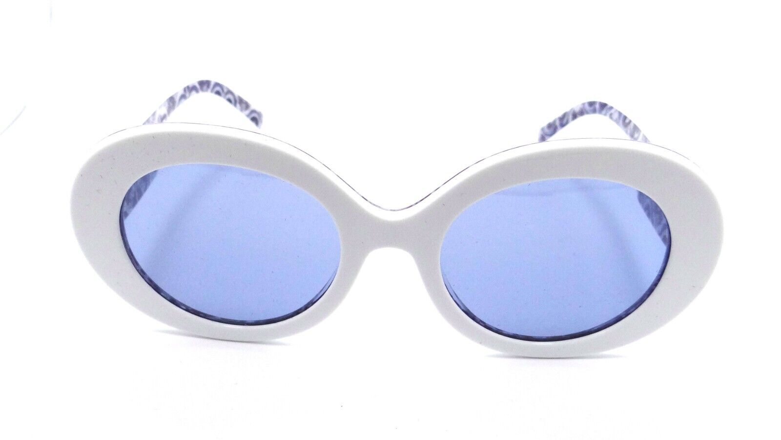 Dolce & Gabbana Sunglasses DG 4448 3371/55 51-20-145 White / Light Blue Mirror