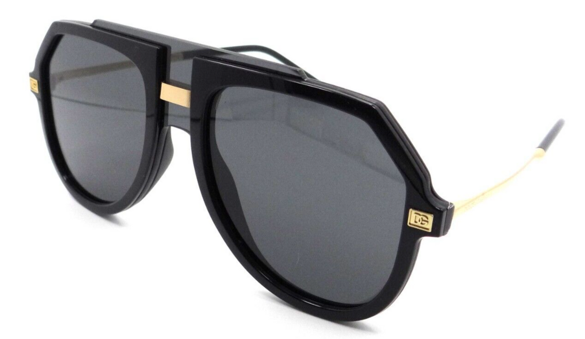 Dolce &amp; Gabbana Sunglasses DG 6195 501/87 45-xx-145 Black / Dark Grey Italy