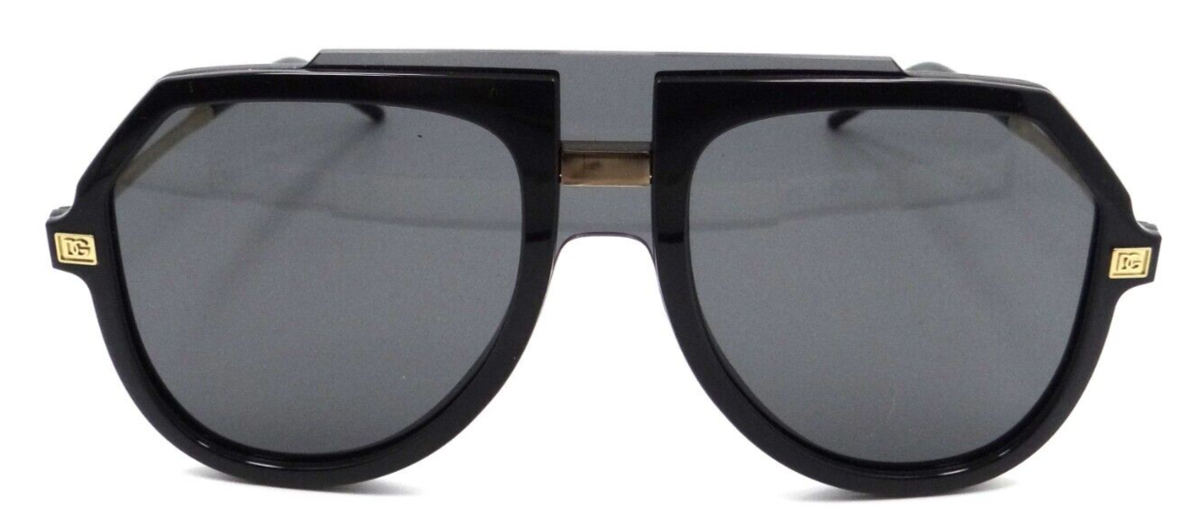 Dolce & Gabbana Sunglasses DG 6195 501/87 45-xx-145 Black / Dark Grey Italy