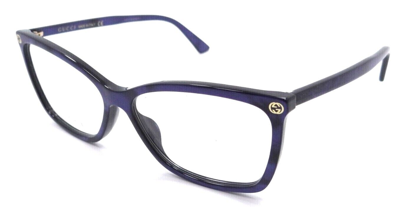 Gucci Eyeglasses Frames GG0025O 005 56-14-140 Blue Made in Italy-889652048345-classypw.com-1