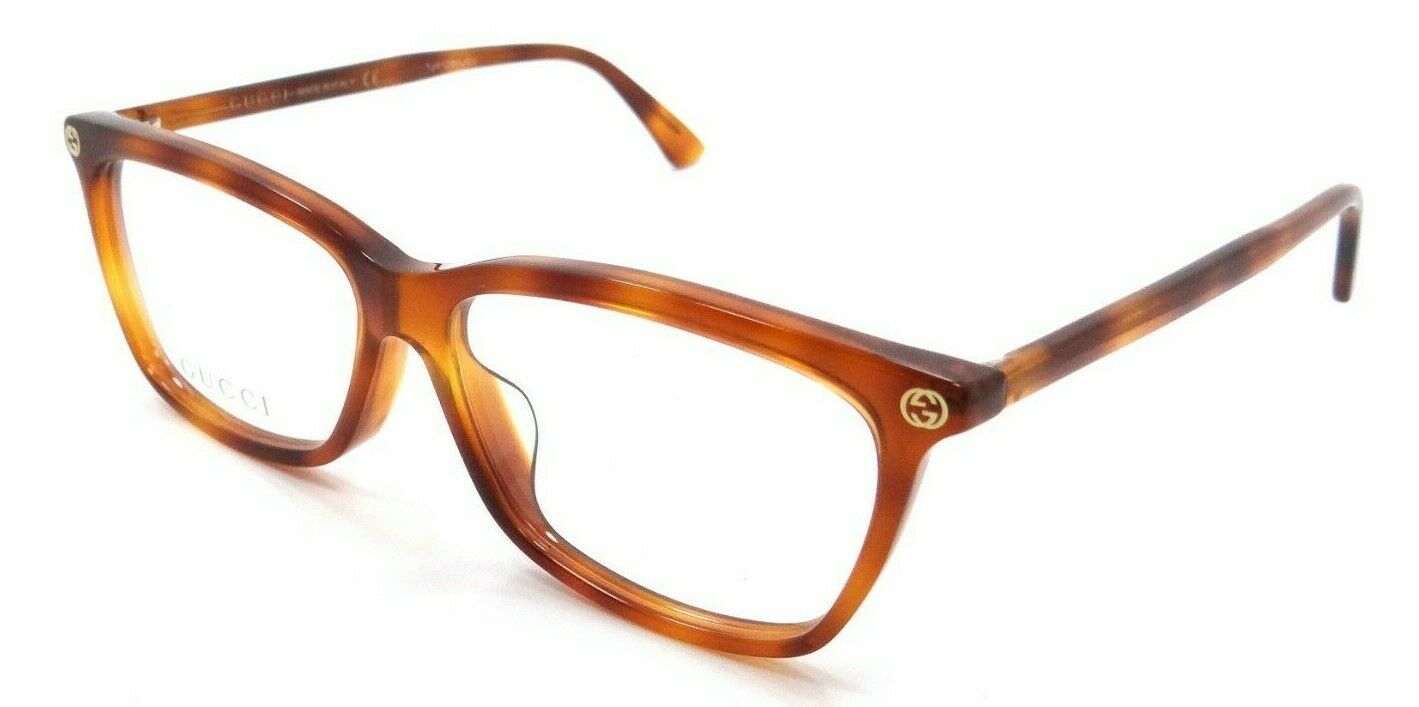 Gucci Eyeglasses Frames GG0042OA 005 55-13-145 Havana Made in Italy-889652088259-classypw.com-1