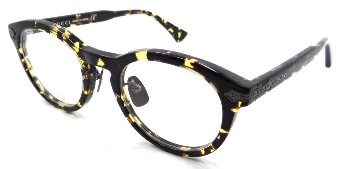 Gucci Eyeglasses Frames GG0071O 002 50-22-145 Havana Titanium Made in Japan-889652052656-classypw.com-1