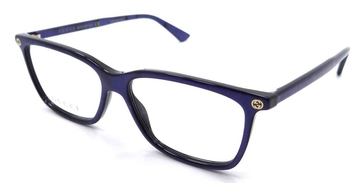 Gucci Eyeglasses Frames GG0094O 005 52-14-140 Blue Made in Italy-889652076140-classypw.com-1