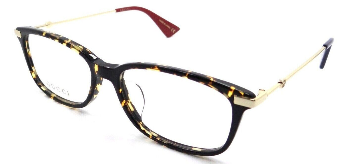 Gucci Eyeglasses Frames GG0112OA 003 53-16-145 Havana / Gold Made in Japan-889652078533-classypw.com-1