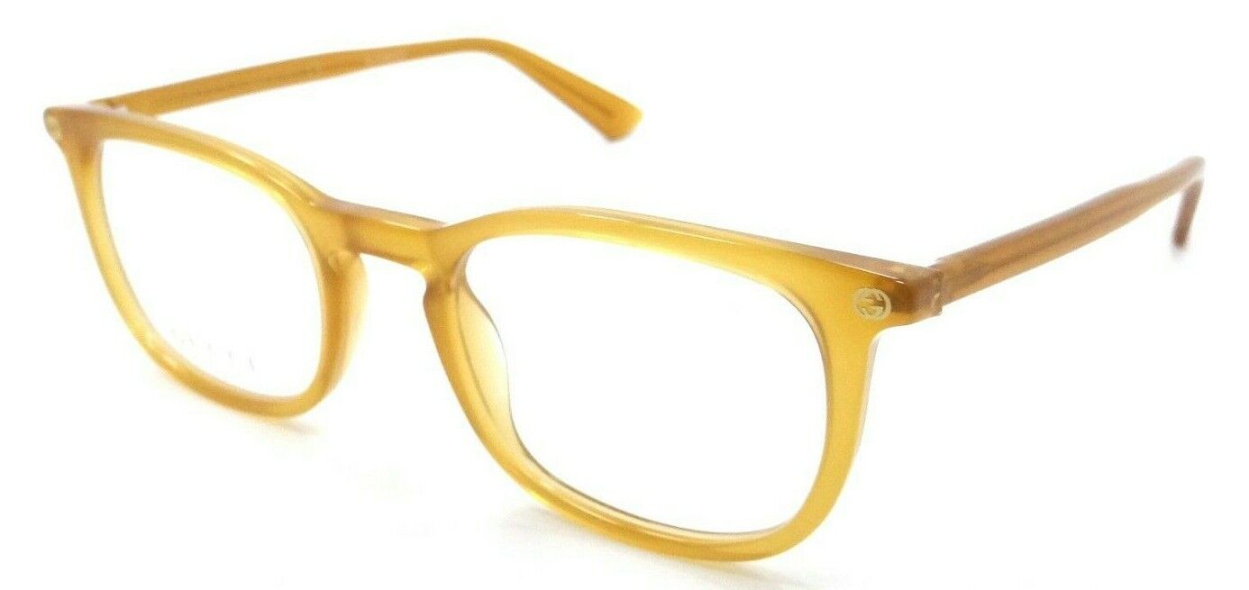 Gucci Eyeglasses Frames GG0122O 004 50-21-145 Yellow Made in Italy-889652076829-classypw.com-1