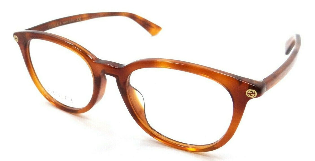 Gucci Eyeglasses Frames GG0155OA 006 49-18-145 Havana Made in Italy-889652171548-classypw.com-1