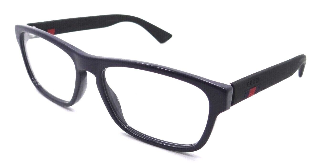 Gucci Eyeglasses Frames GG0174O 008 56-17-145 Blue / Black Made in Italy-889652091549-classypw.com-1