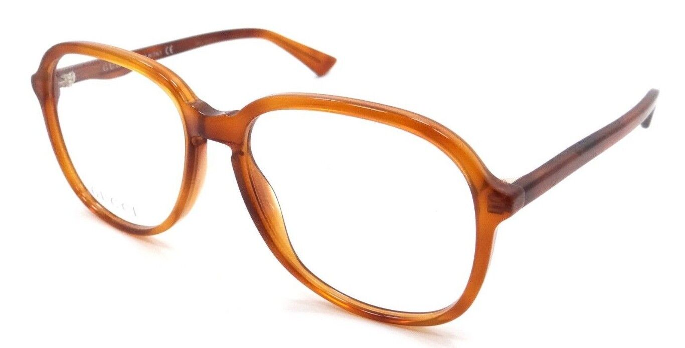 Gucci Eyeglasses Frames GG0259O 002 55-16-140 Havana Made in Italy-889652124926-classypw.com-1