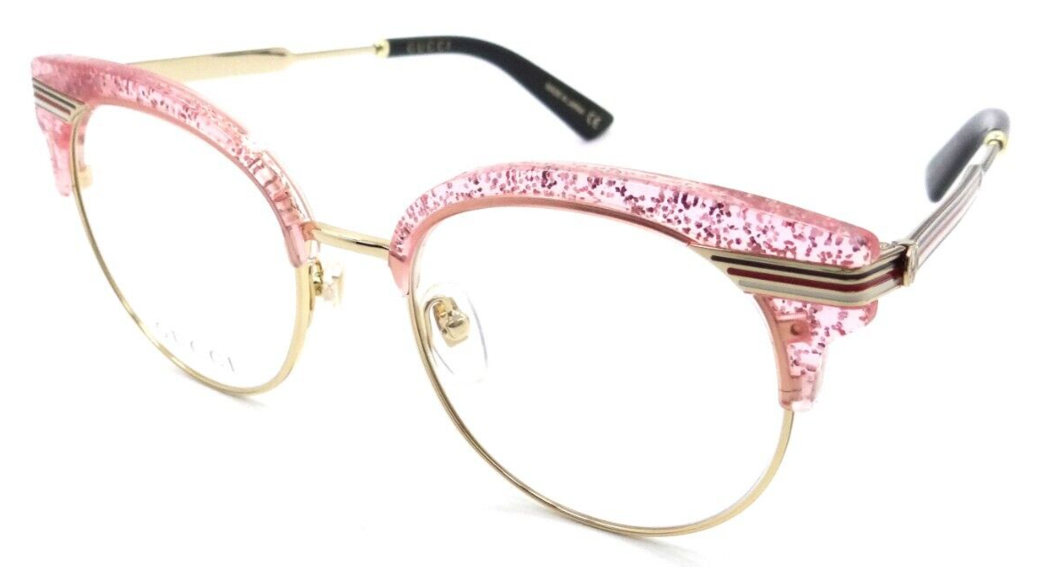 Gucci Eyeglasses Frames GG0285O 005 50-19-140 Pink / Gold Made in Japan-889652126753-classypw.com-1