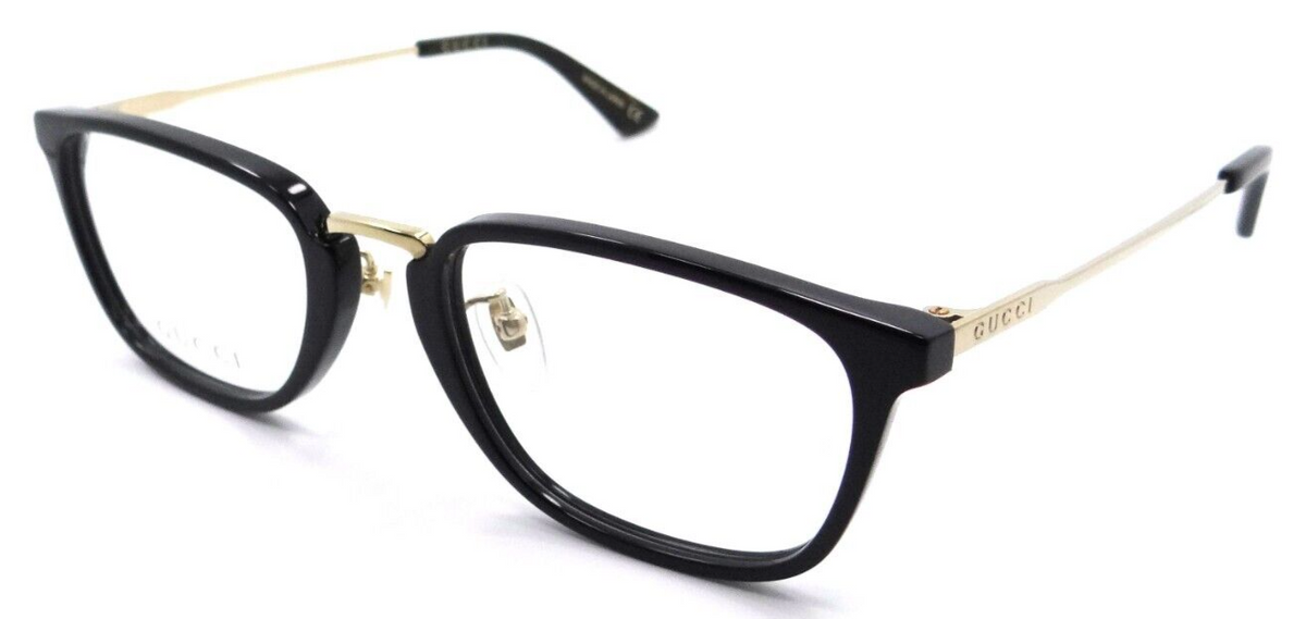 Gucci Eyeglasses Frames GG0324OJ 001 53-21-145 Black / Gold Made in Japan-889652156972-classypw.com-1