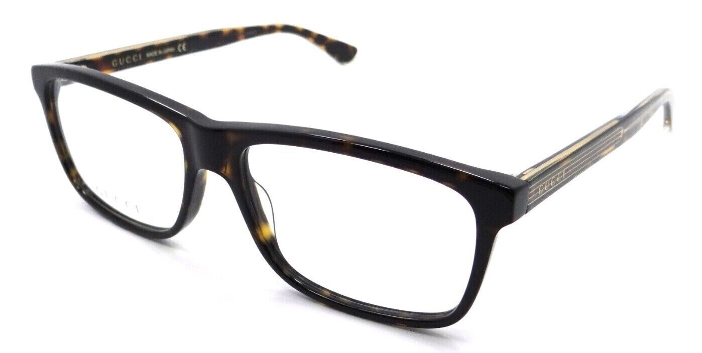 Gucci Eyeglasses Frames GG0384O 005 57-16-145 Havana Made in Japan-889652176758-classypw.com-1