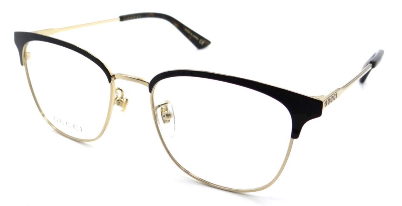 Gucci Eyeglasses Frames GG0413OK 002 53-18-145 Black / Gold Made in Japan-889652172910-classypw.com-1