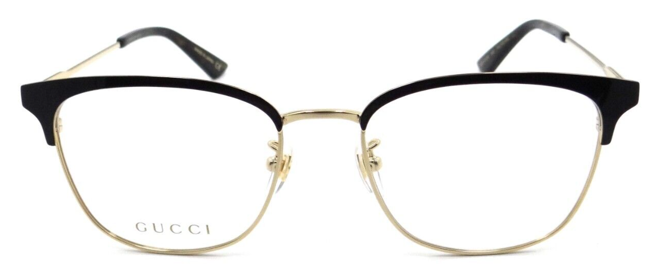 Gucci Eyeglasses Frames GG0413OK 002 53-18-145 Black / Gold Made in Japan-889652172910-classypw.com-2