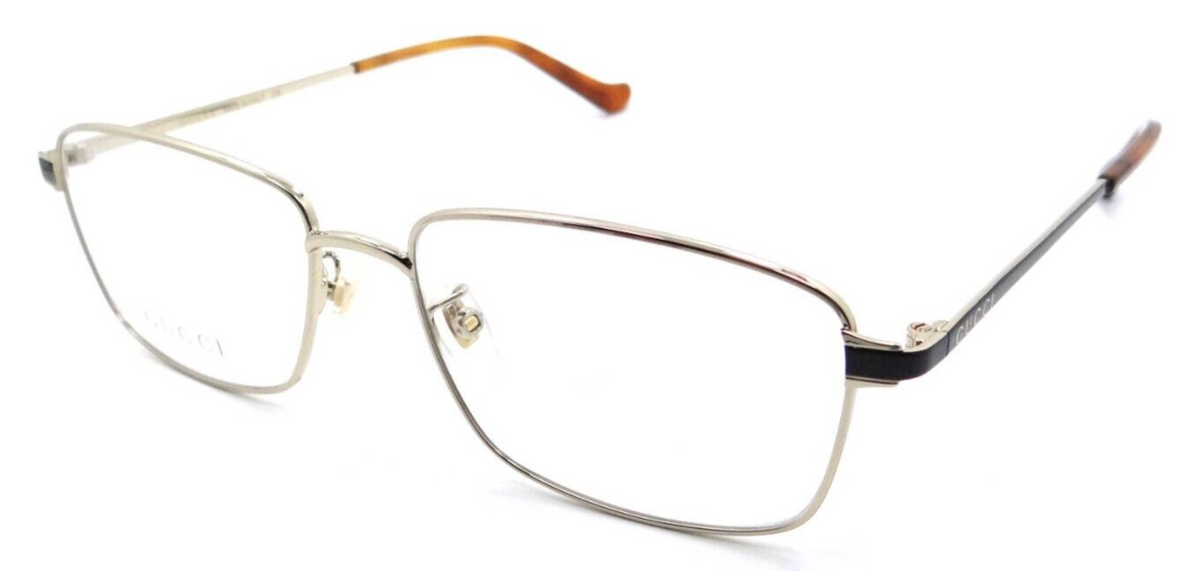 Gucci Eyeglasses Frames GG0576OK 005 56-17-150 Gold / Brown Made in Italy-889652264639-classypw.com-1