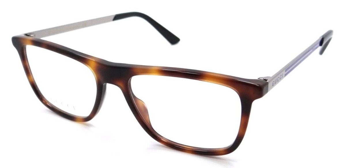 Gucci Eyeglasses Frames GG0691O 003 54-18-150 Havana / Ruthenium Made in Italy-889652277769-classypw.com-1