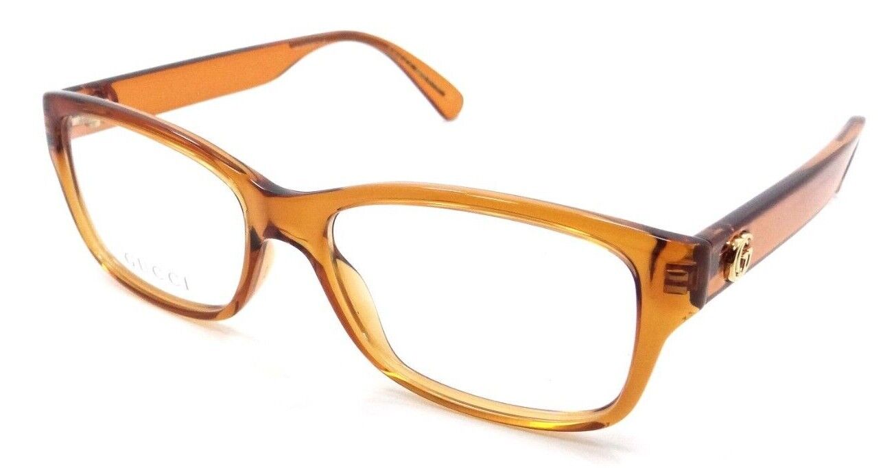 Gucci Eyeglasses Frames GG0716O 002 53-16-140 Orange Made in Italy-889652295688-classypw.com-1